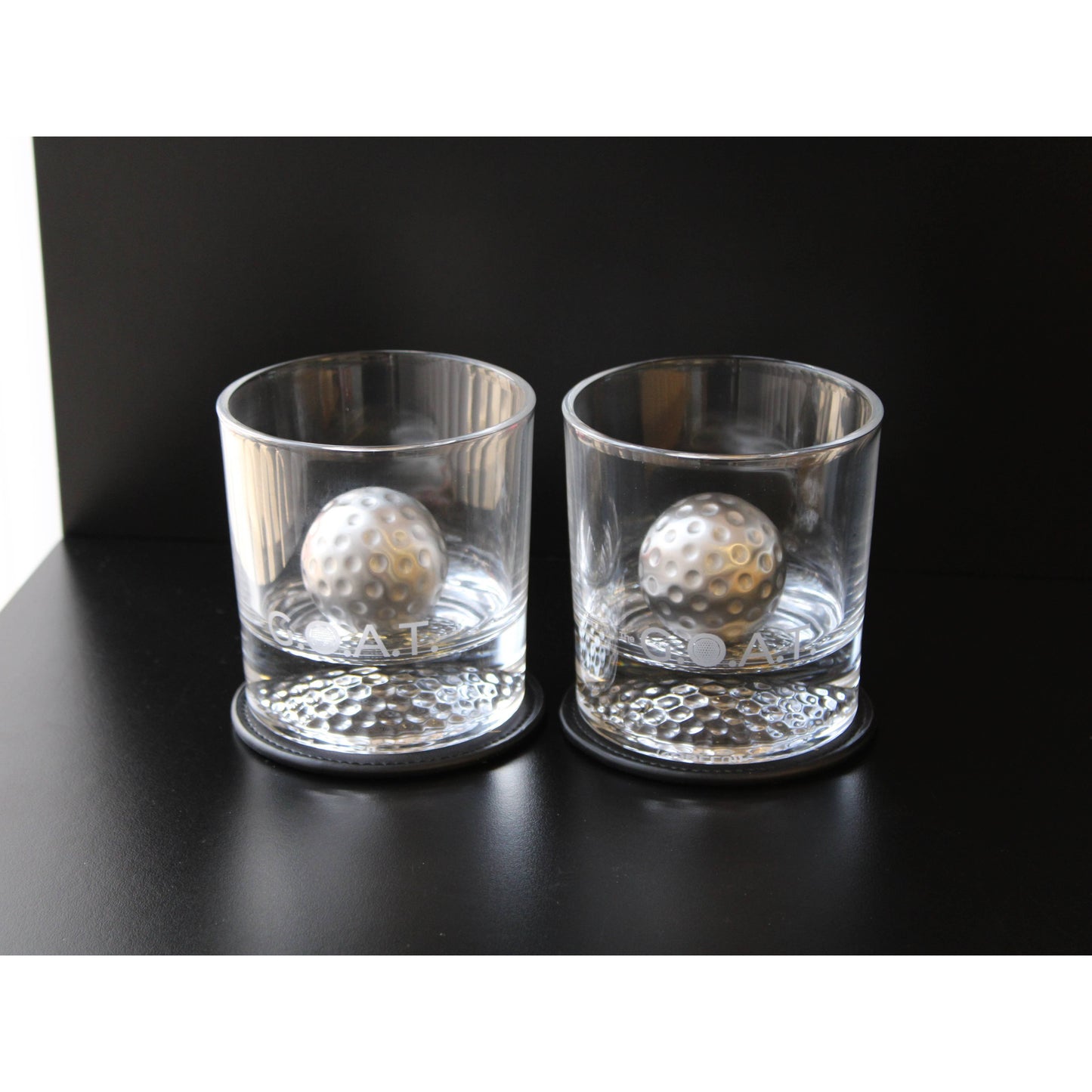 NOBLESIP - Whiskey GOLF Steel Ice Balls - New NOBLESIP Premium Gift Box