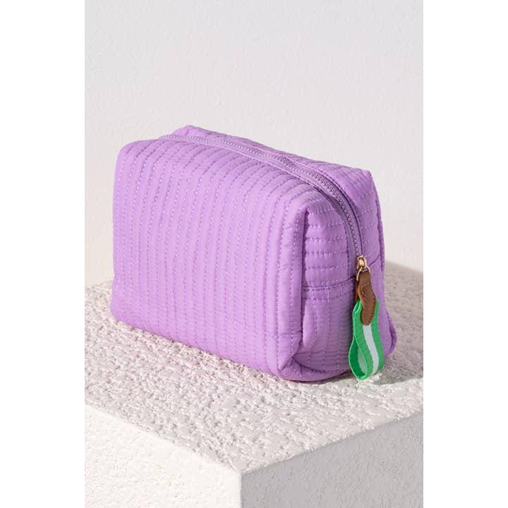 Ezra Large Boxy Orange Cosmetic Pouch