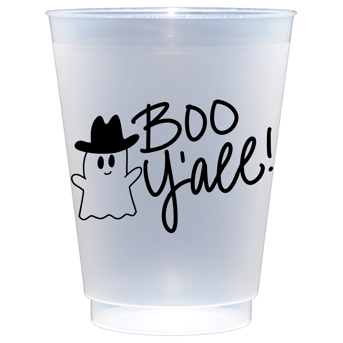 Boo, Y'all! | Frosted Acrylic Cups