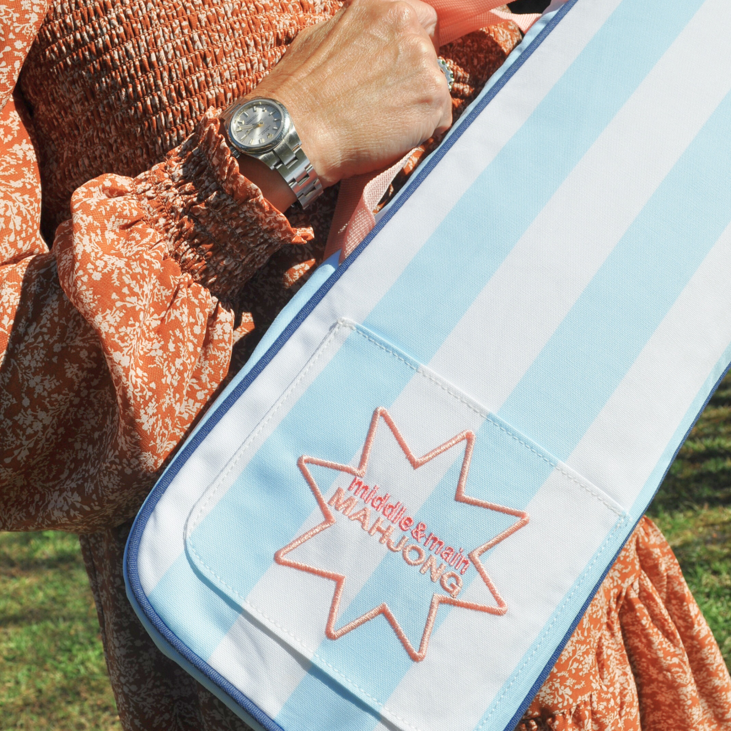 Middle & Main Mahjong - Traveling Tiles Mahjong Rack Bag