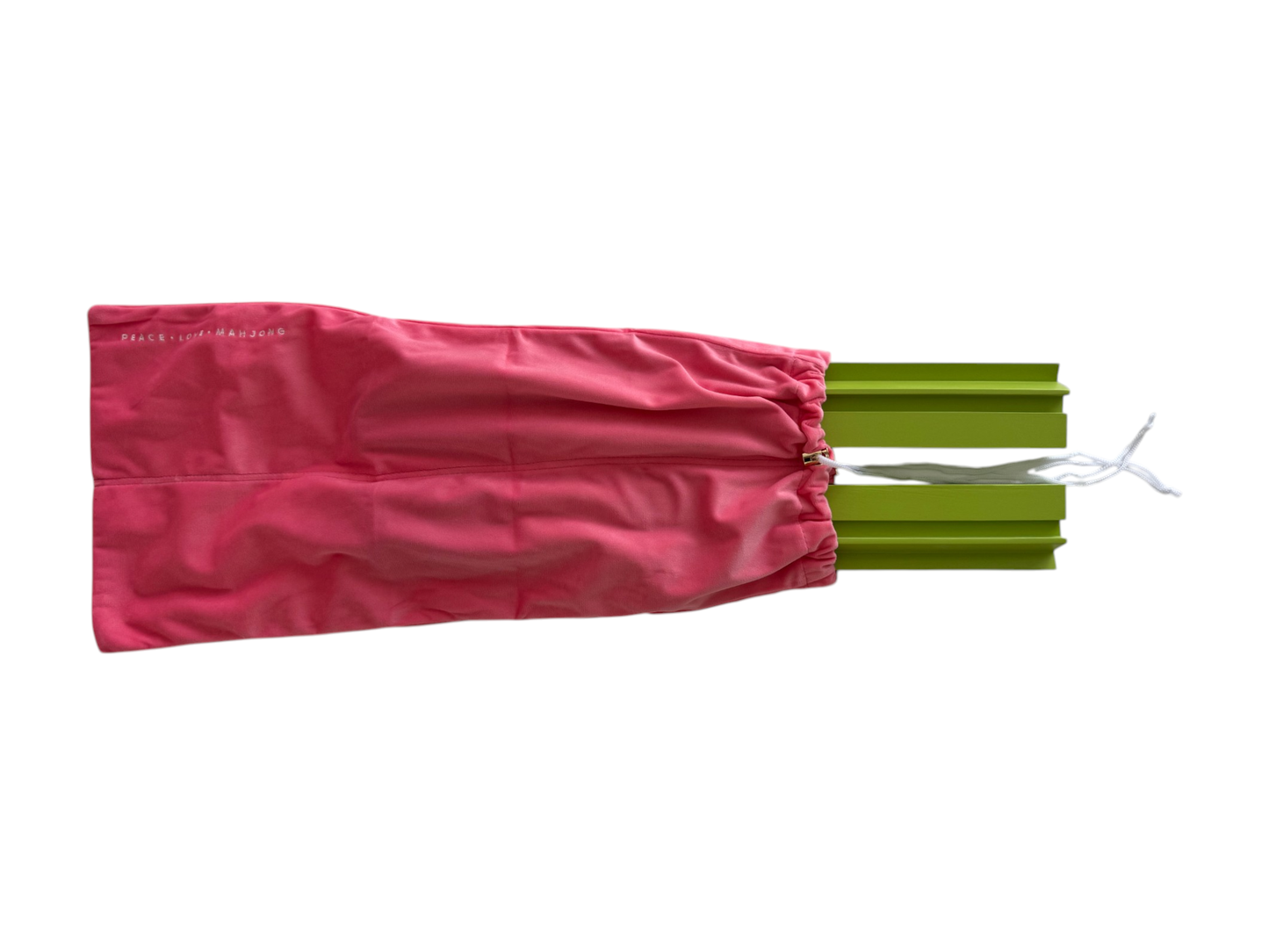 Peace Love Mahjong - Rack Bag: Hot Pink