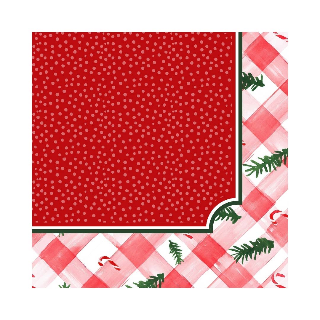 Anders Ruff Design Co. - NEOPRENE Candy Cane Lane Holiday Mahjong Mat | Christmas