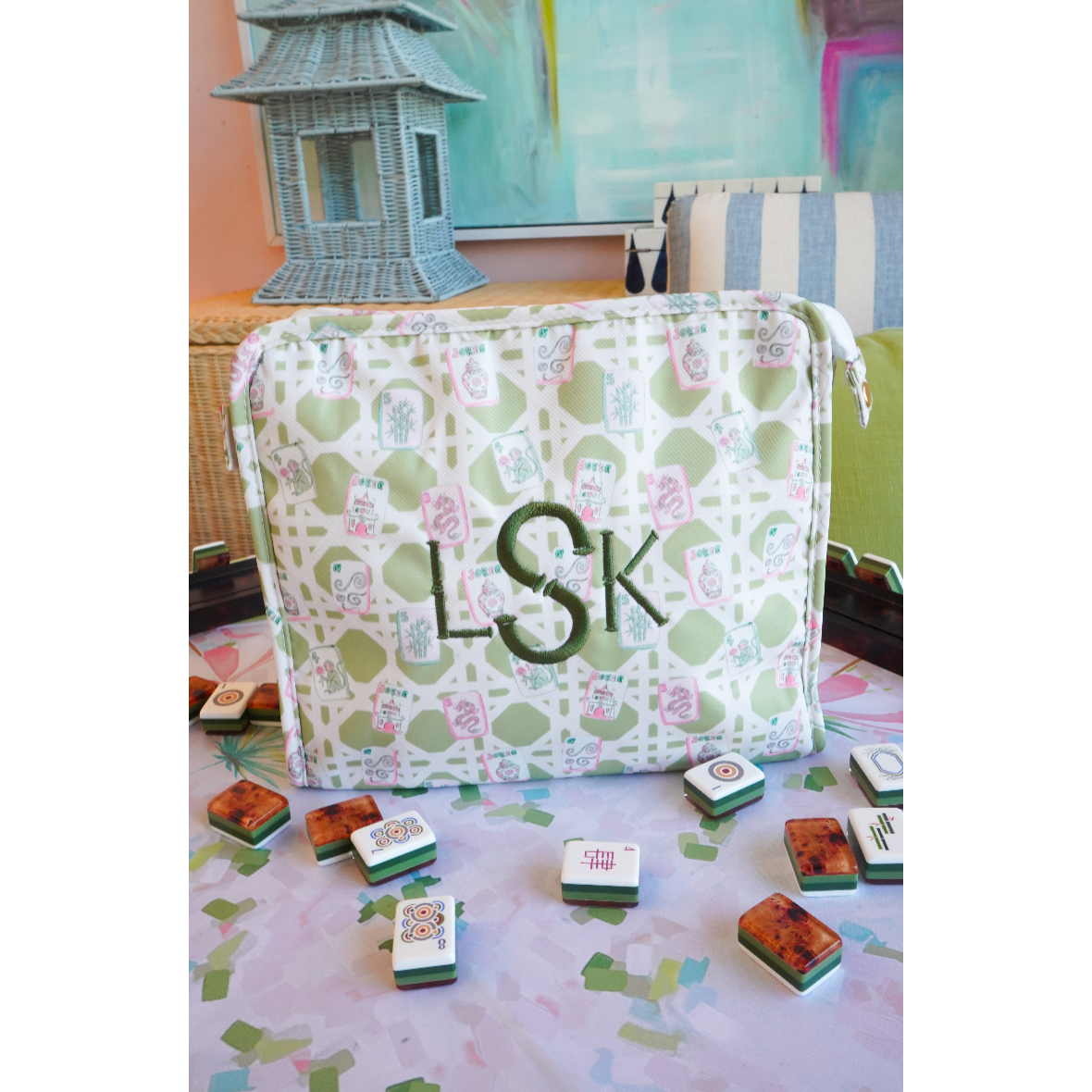 KENZKUSTOMZ - Mahjong Custom Travel Pouch