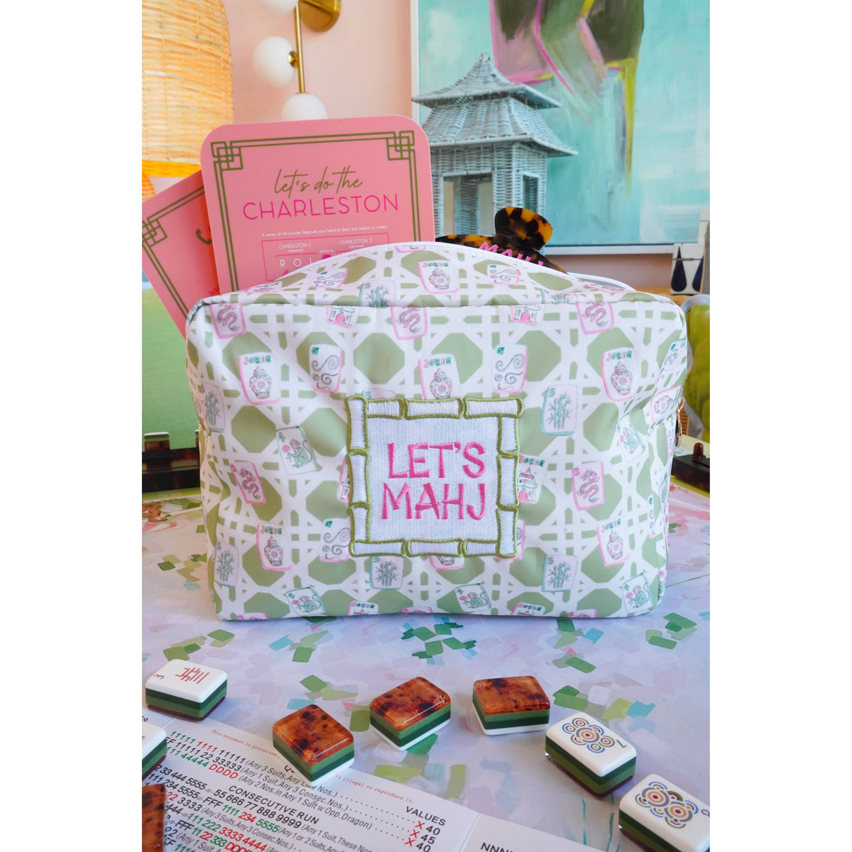 KENZKUSTOMZ - Let's Mahj - XL Travel Bag