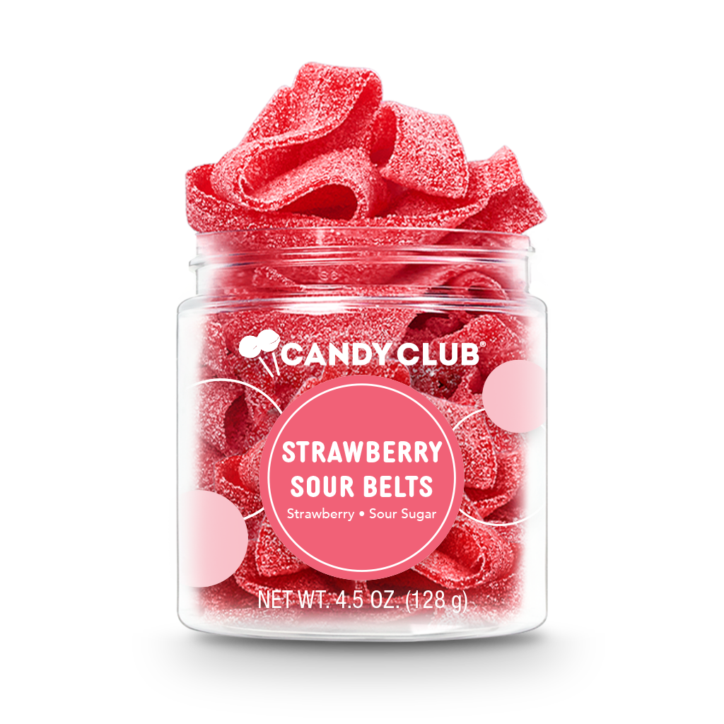 Strawberry Sour Belts Candy