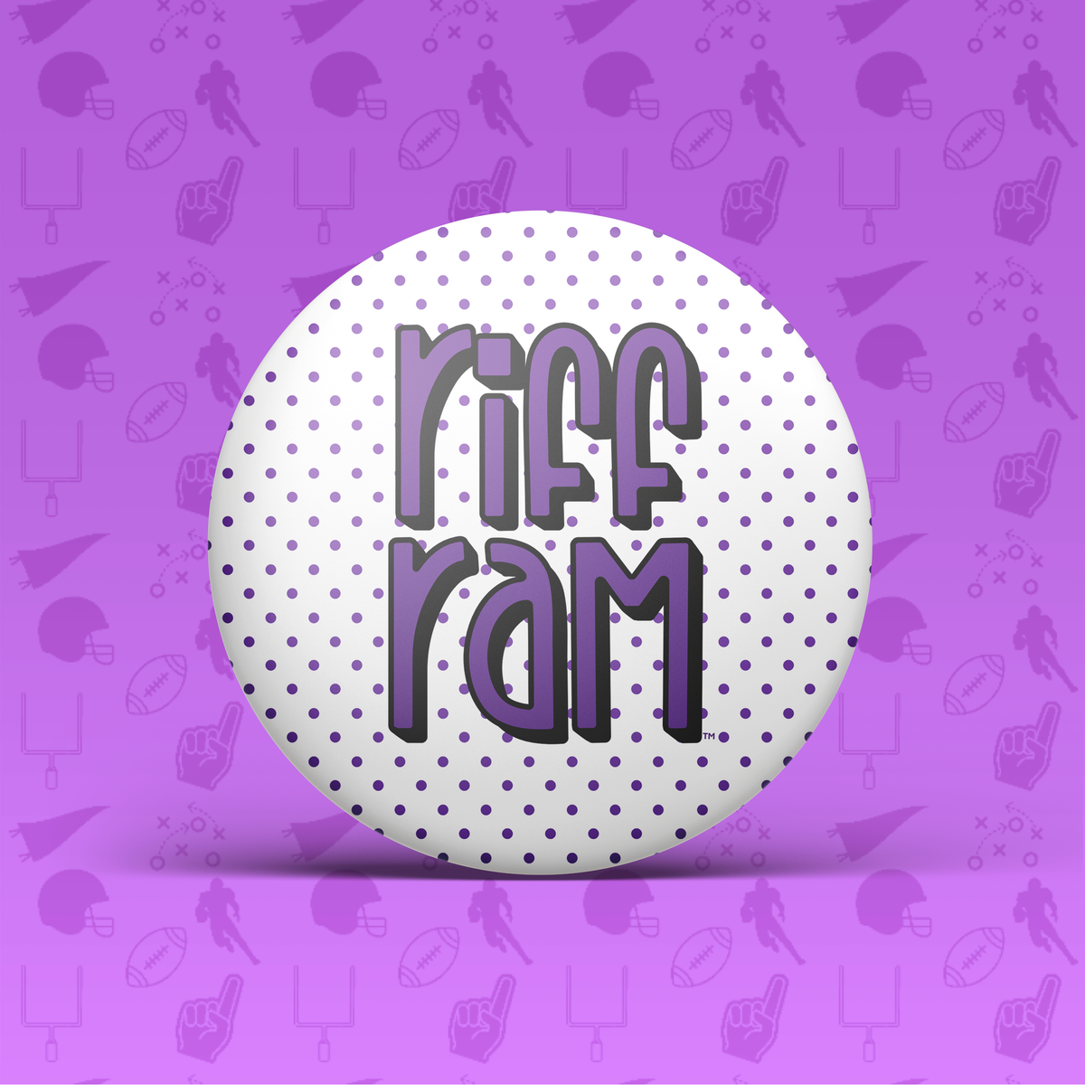 | Gameday Pins: TCU GAME DAY GINHAM
