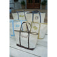 Standard Canvas Tote - Fall Collection | Customizable: Chocolate Stripes - KENZKUSTOMZ