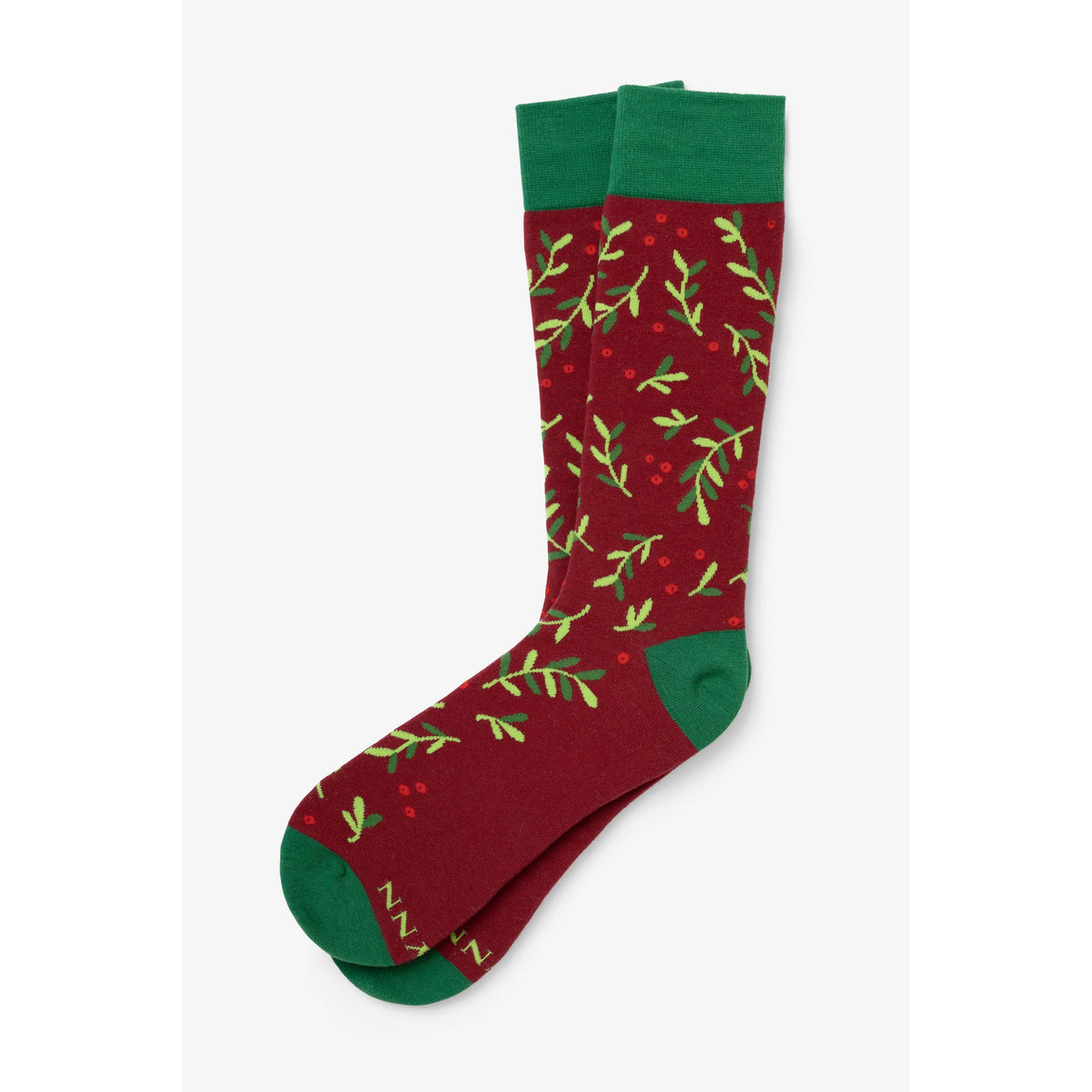 Under the Mistletoe Carded Cotton Sock