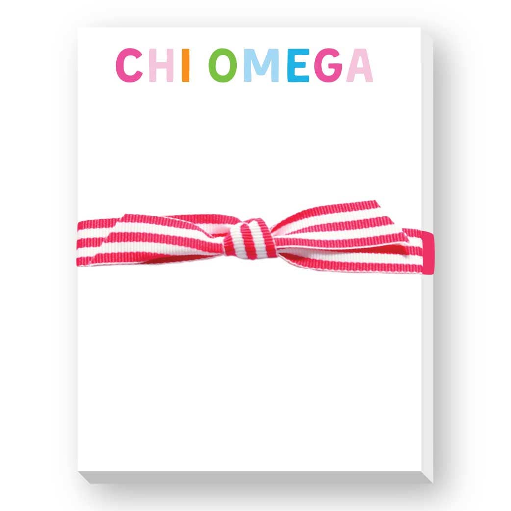 Donovan Designs - SORORITY GREEK RAINBOW MINI NOTEPAD: GAMMA PHI BETA