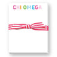 Donovan Designs - SORORITY GREEK RAINBOW MINI NOTEPAD: PI BETA PHI