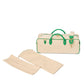 Boulevard - "Margo" Natural Mahjong Tote (Personalizable): Kiwi