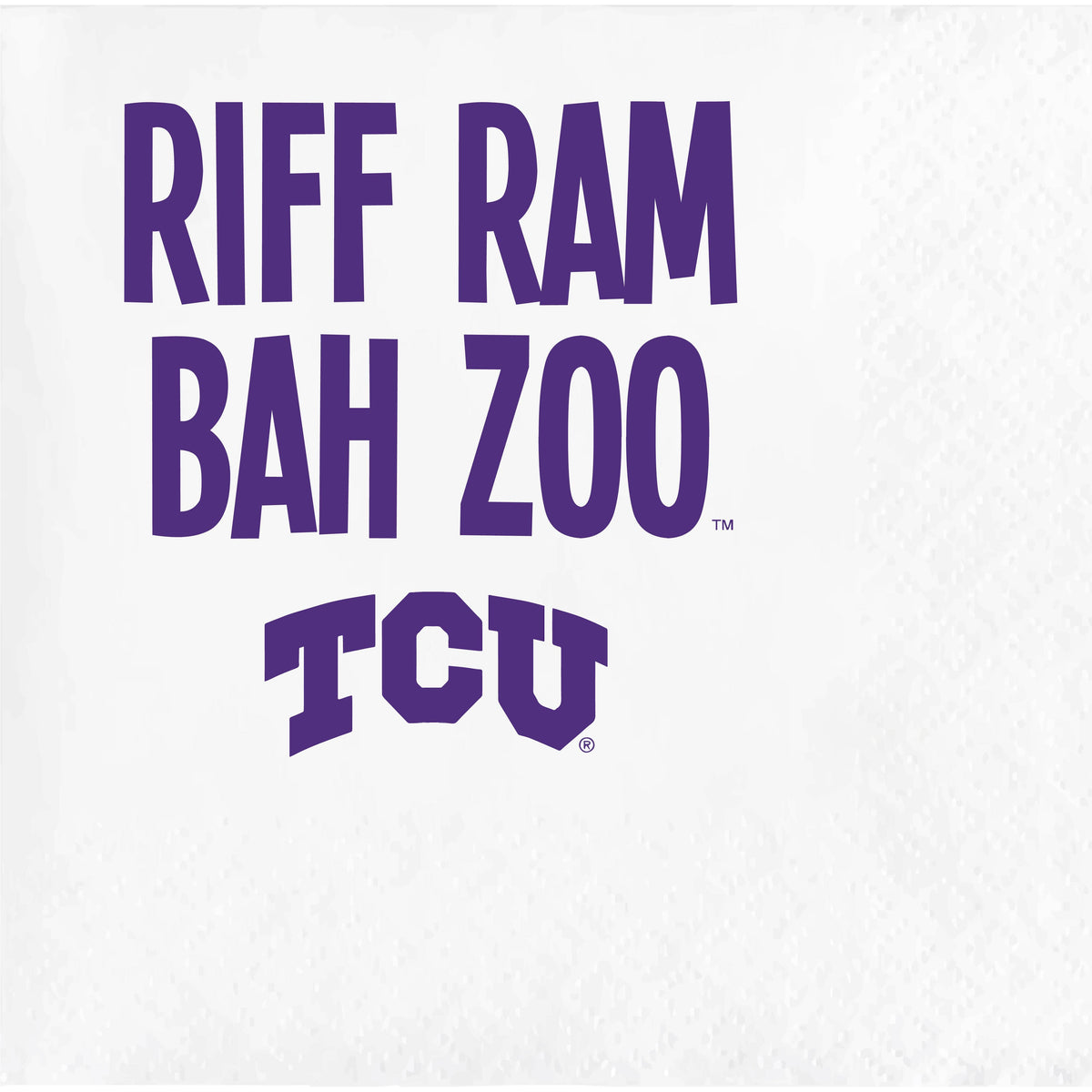 TCU | Riff Ram Bah Zoo Napkin Pack