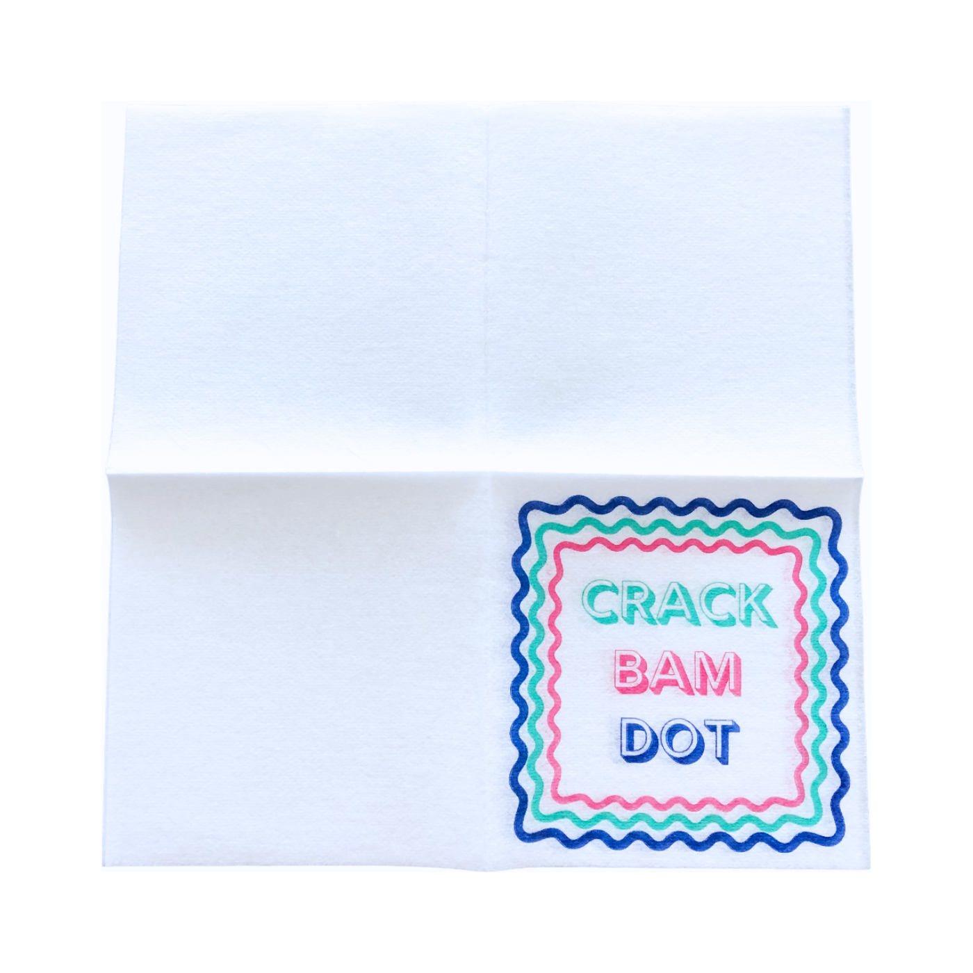 My Fair Mahjong -  Crack Bam Dot Mahjong Napkins - 50-Pack | 5'' x 5'' folded