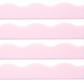 My Fair Mahjong - MAHJONG RACK PUSHERS - MAGNETIC  |  Premium Acrylic  |  Set of 4: Solid-Wavy-Macaron Pink