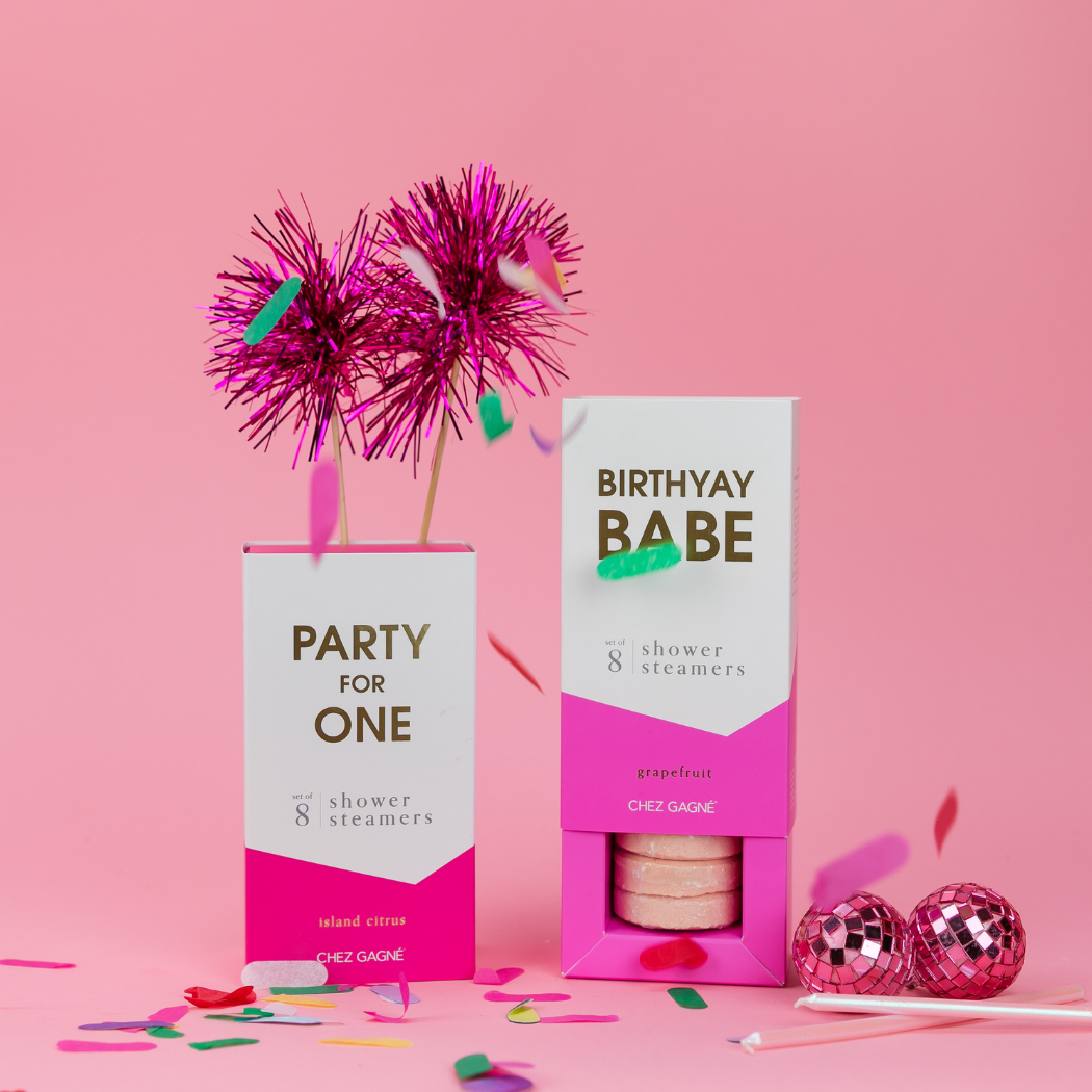 Birthyay Babe - Birthday Shower Steamers - Grapefruit - Chez Gagné