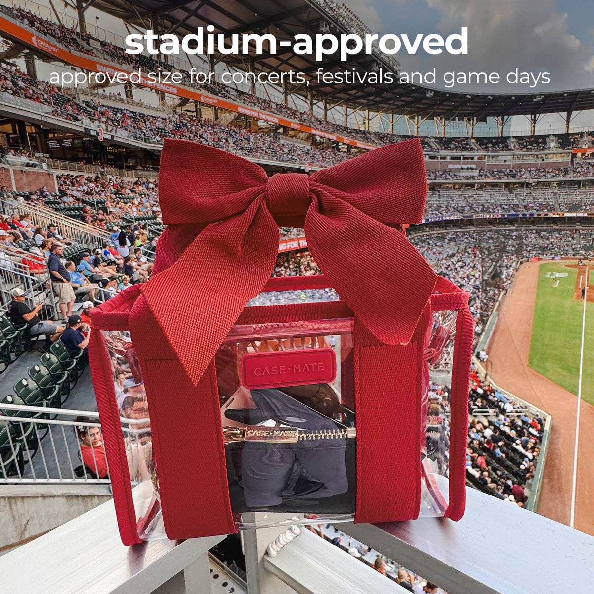 Clear Stadium Bag: Midnight Black - Case-Mate