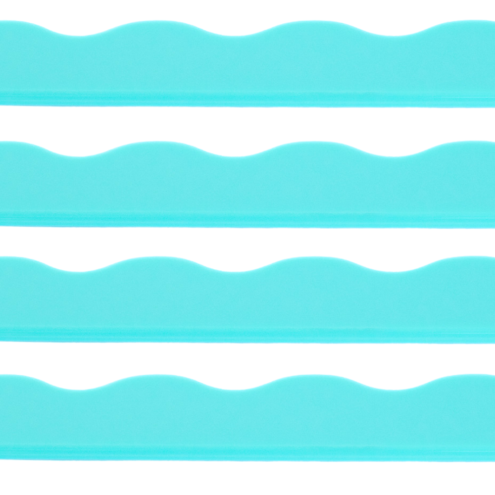 My Fair Mahjong - MAHJONG RACK PUSHERS - MAGNETIC  |  Premium Acrylic  |  Set of 4: Confetti-Wavy-Blue