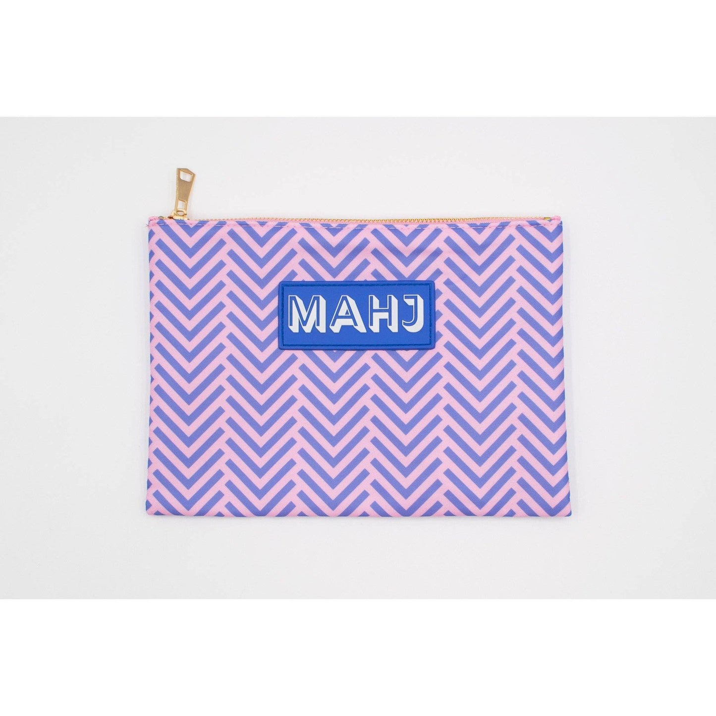 My Fair Mahjong - Premium Mahjong Card & Accessory Bag: Arrows- Purple