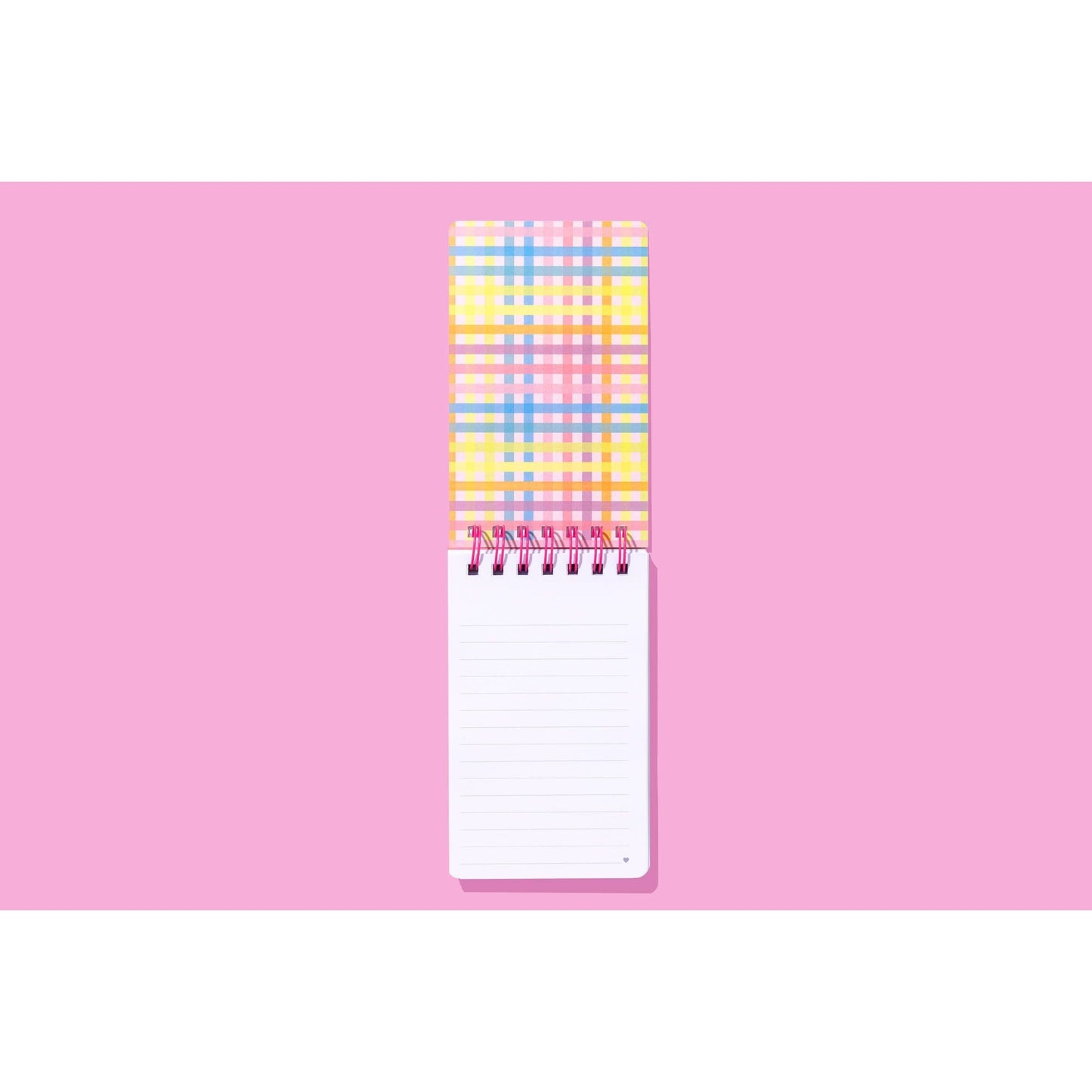 Taylor Elliott Designs - Small Spiral Top Notebook - Colorful Bows - 200 Pages