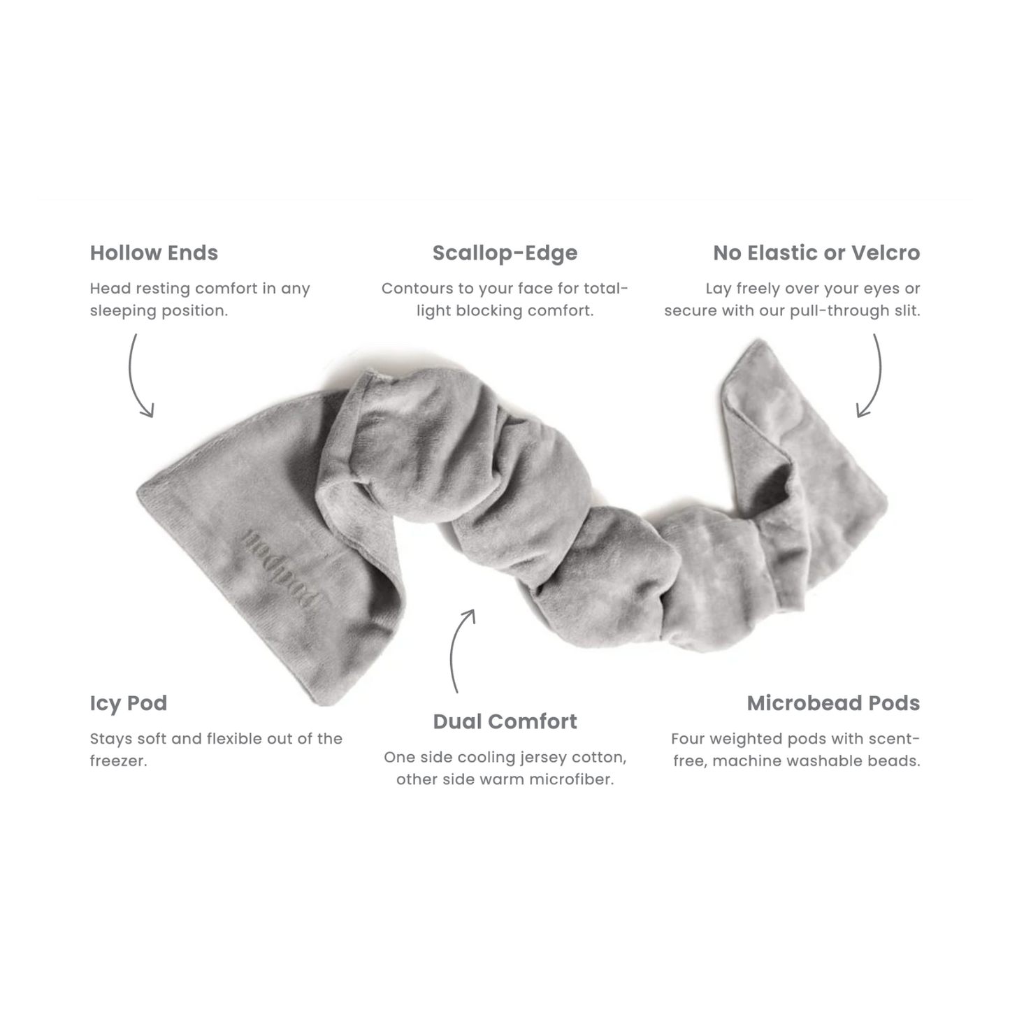 nodpod - Wisteria Weighted Sleep Mask - Eye Mask