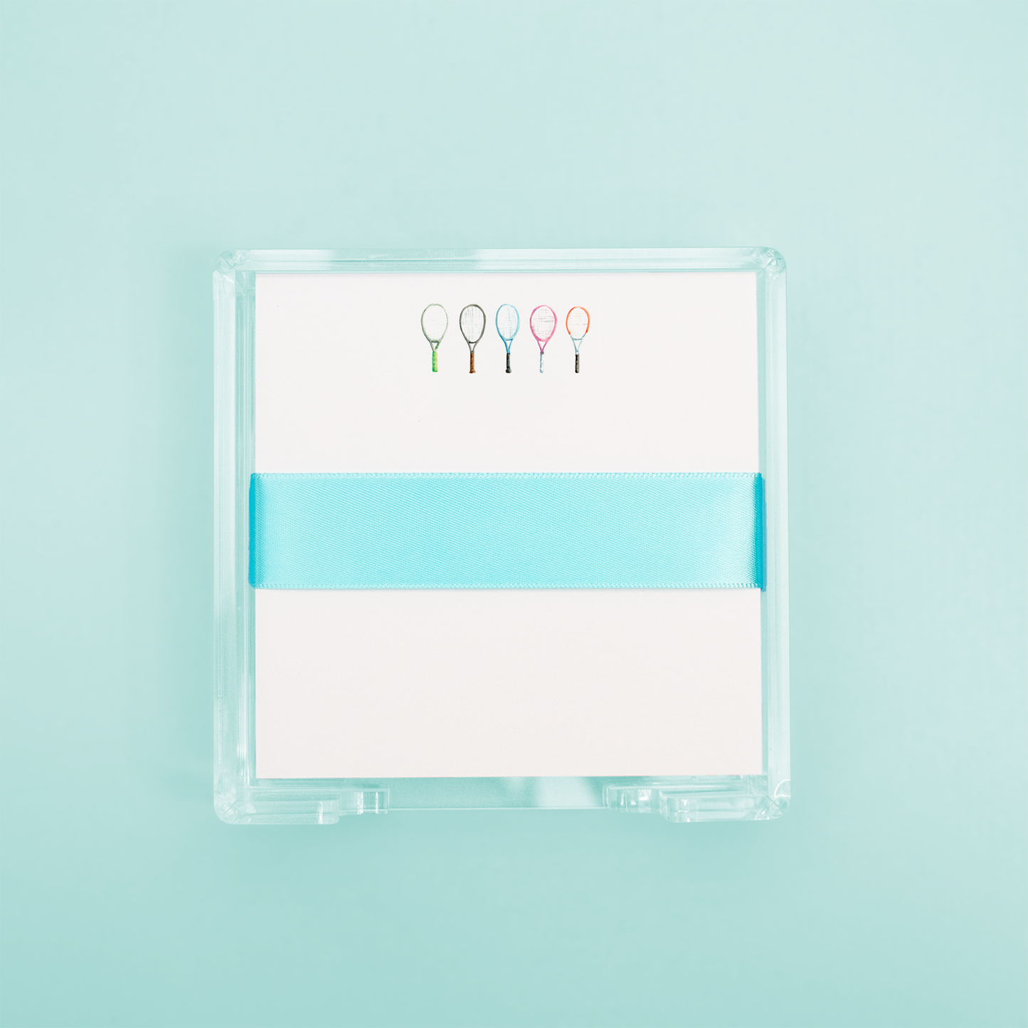 Tennis Rackets Square Desk Set