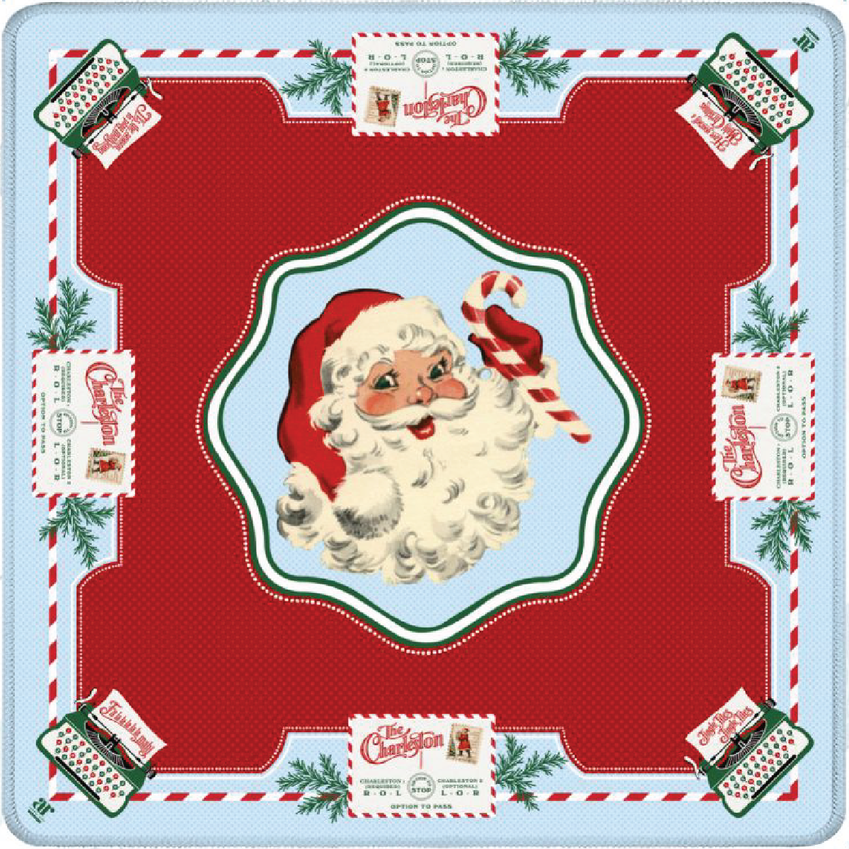 Anders Ruff Design Co. - Santa's Mahjong Mail Mahjong Mat