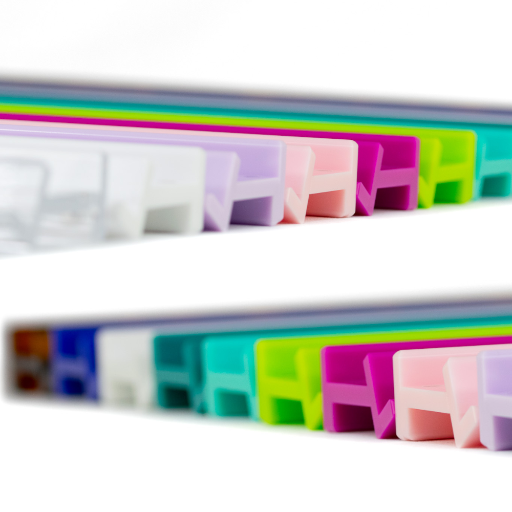 My Fair Mahjong - MAHJONG RACKS | Premium Acrylic | 4 Racks + 4 Pushers: Solid Indigo Blue