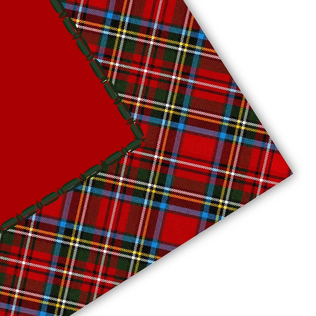 Anders Ruff Design Co. - NEOPRENE Tartan Tidings Mahjong Mat