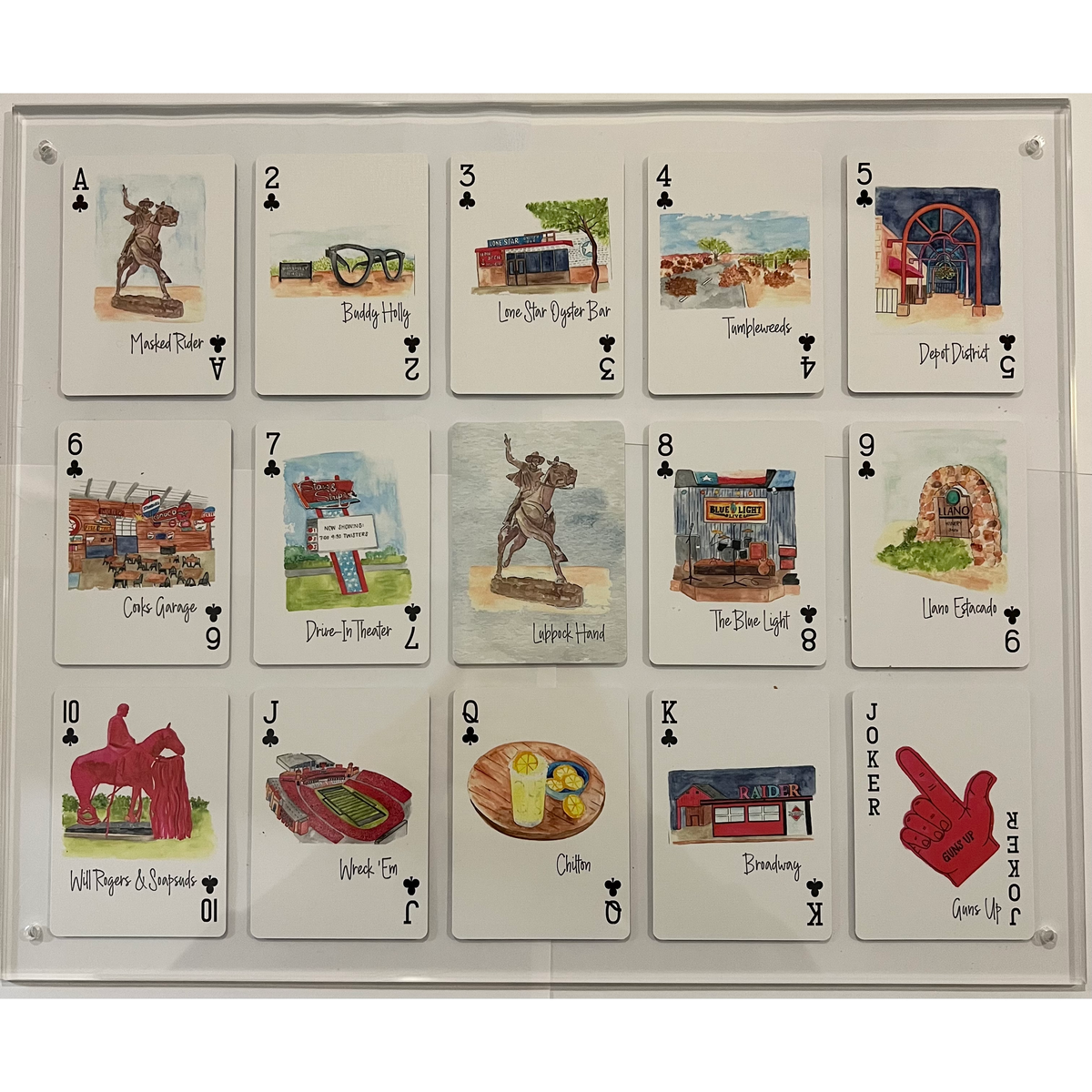 Lubbock Hand Playing Cards