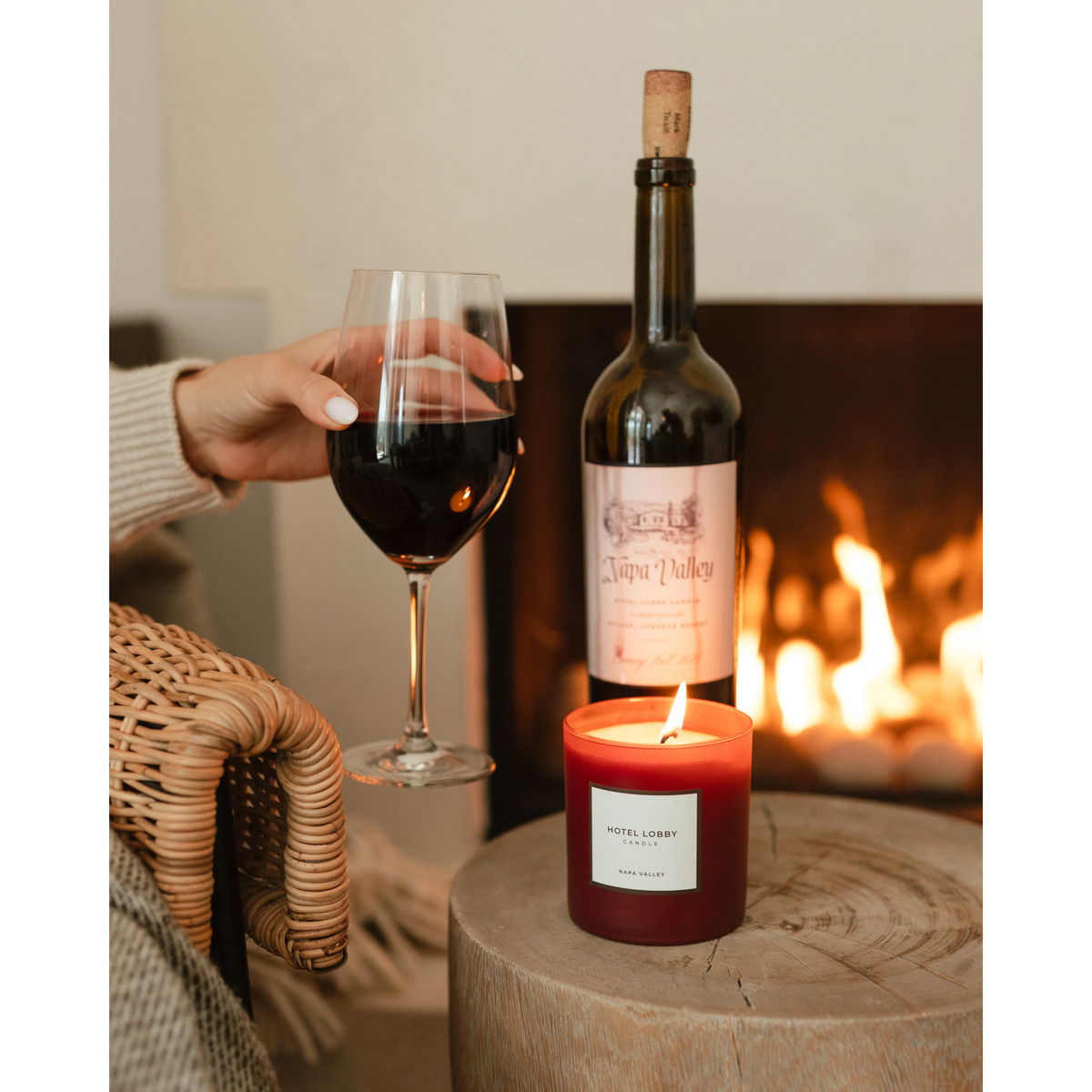 Hotel Lobby Candle | Napa Valley