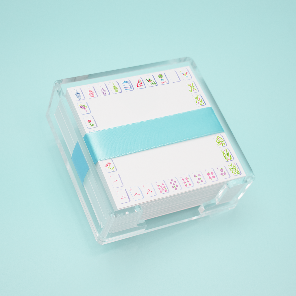 Mahjong Desk Set