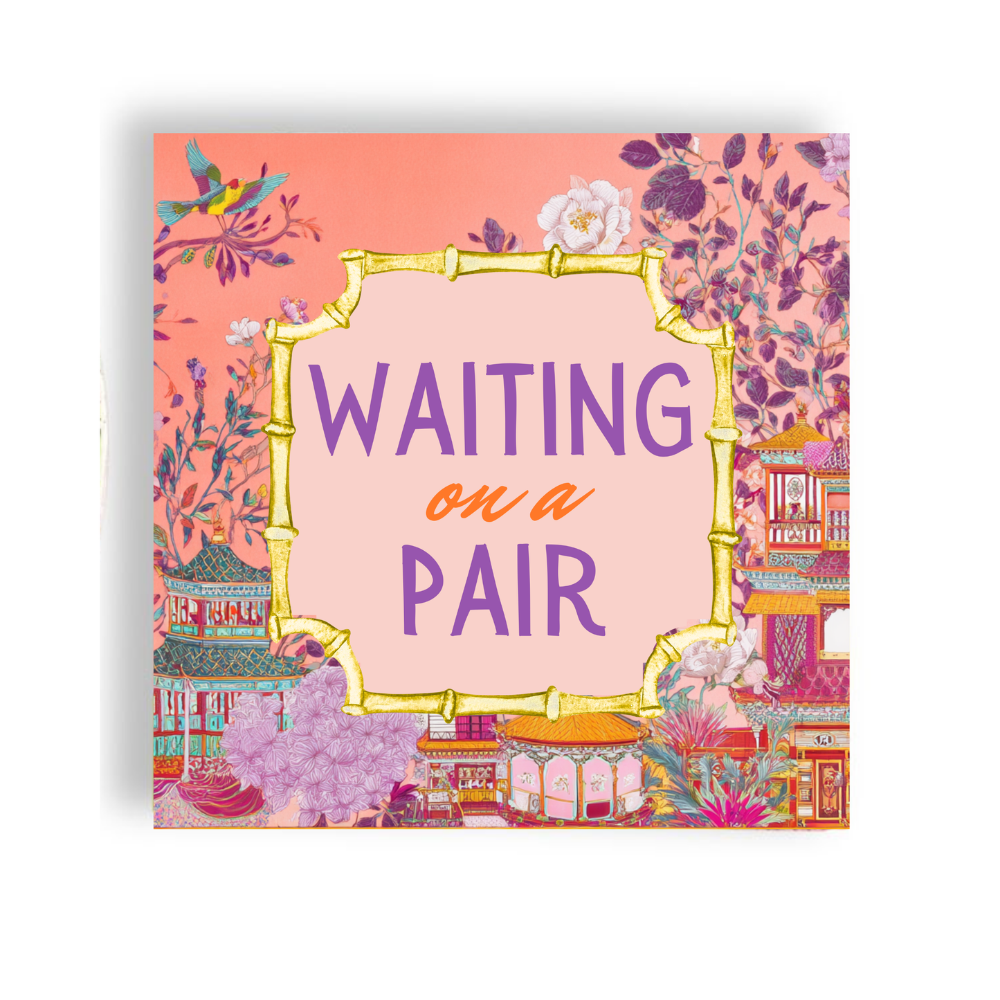 Mahjong "Waiting on a Pair" 24ct Cocktail Napkins - Fabuplates