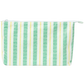 Medium Tyvek® Zipper Pouch | Blue Gingham