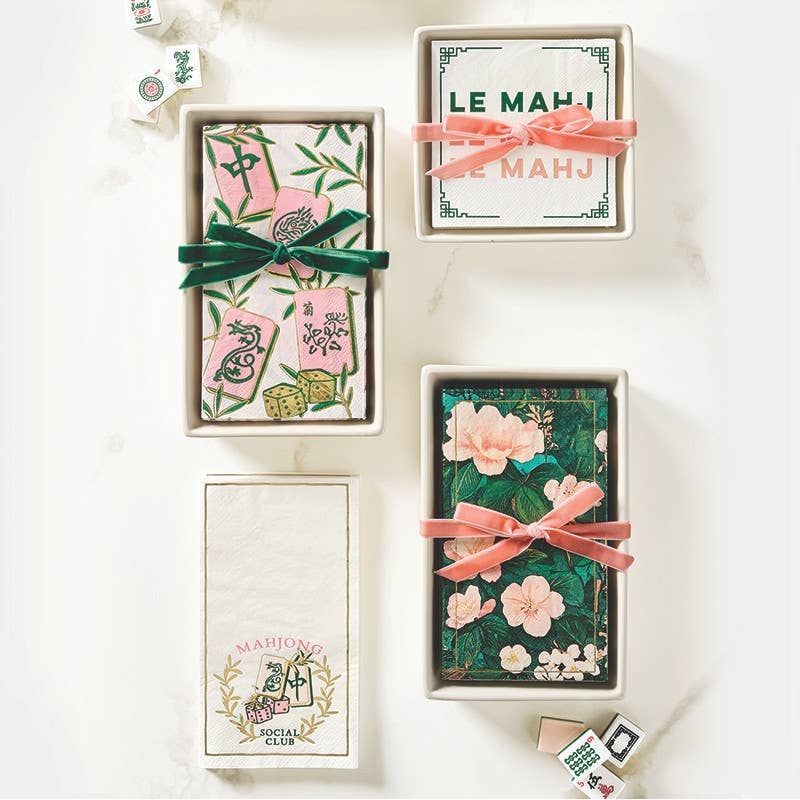 Santa Barbara Design Studio by Creative Brands Mahj Ceramic Guest Napkin Tray - Thumbnail 3