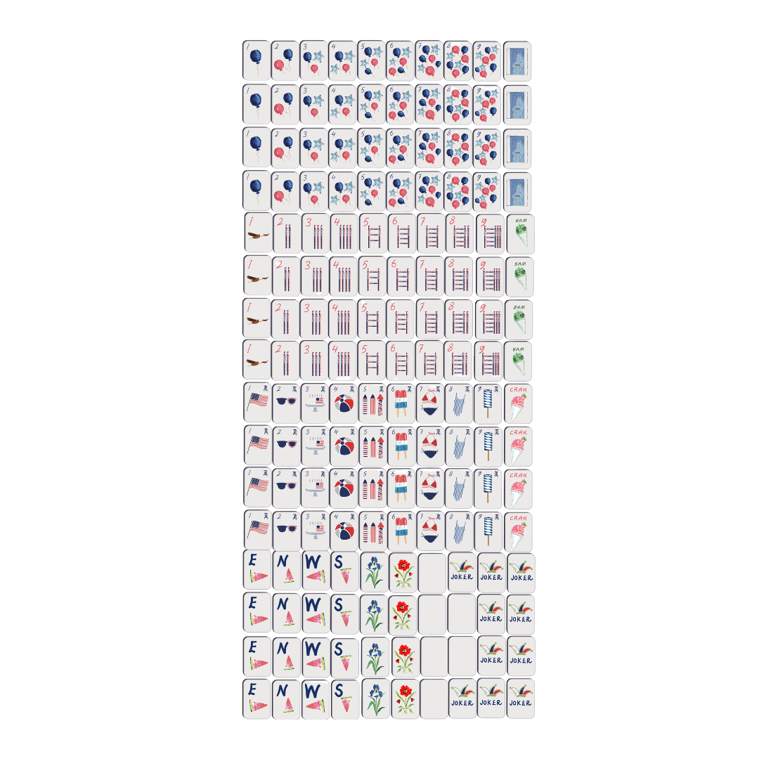 KEVA - Summer Fun Mahjong Tiles