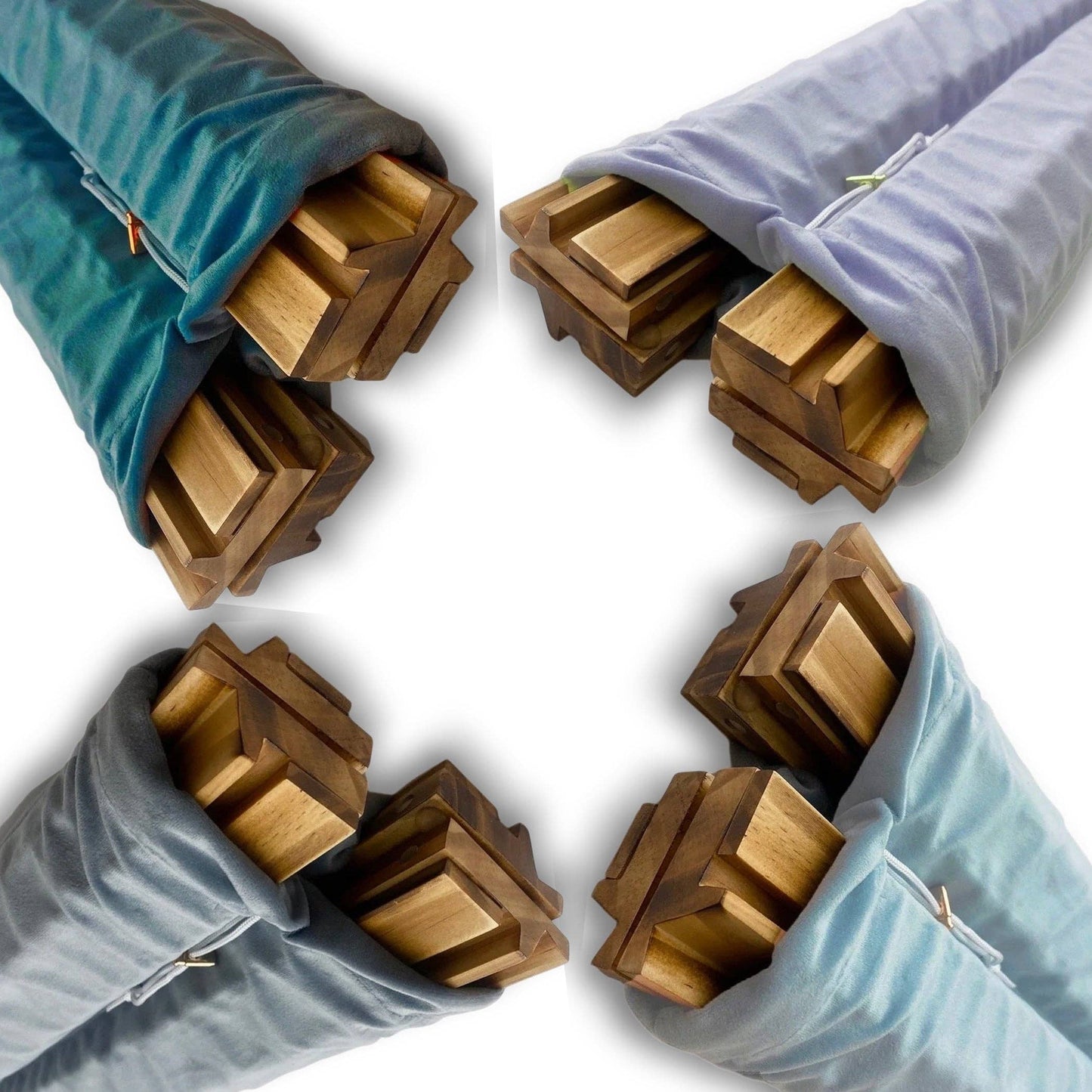 Peace Love Mahjong - Rack Bag: Sky Blue