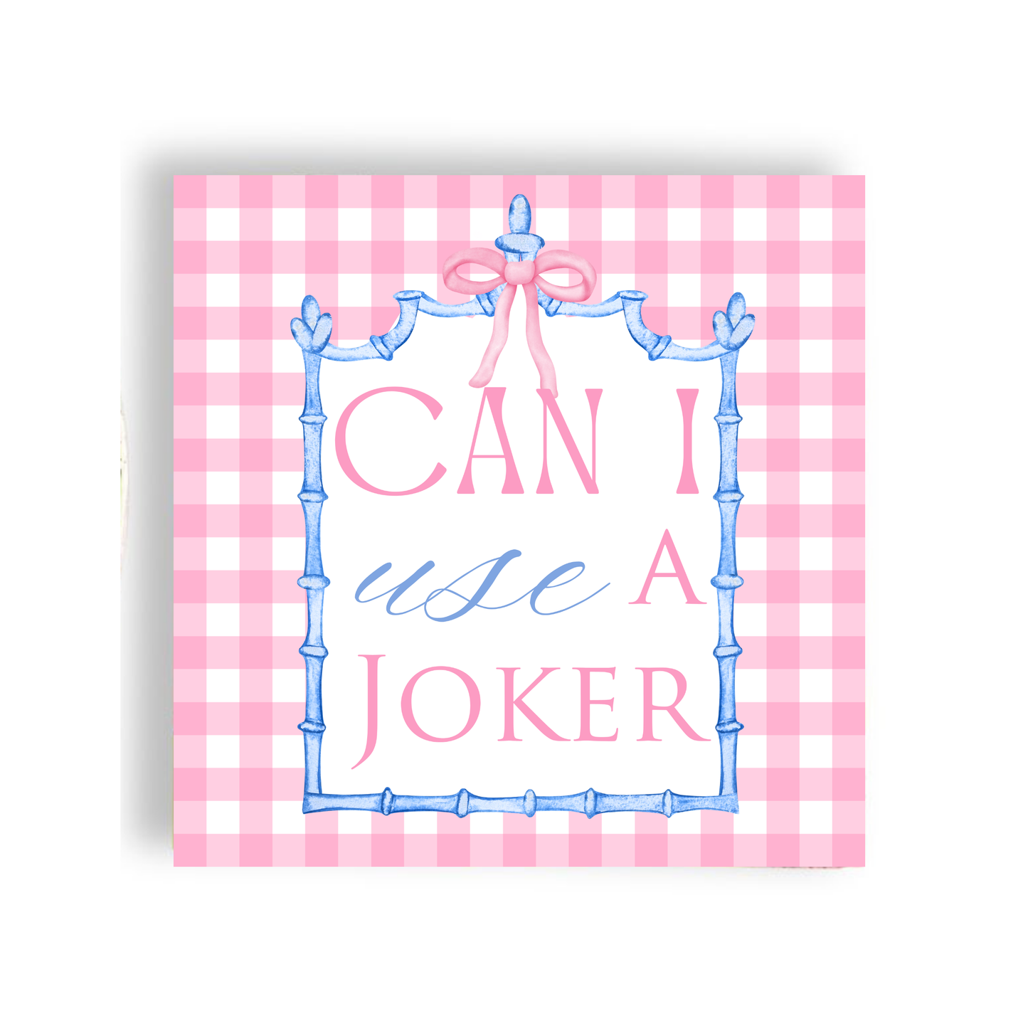 Mahjong "Can I Use a Joker?" 24ct Cocktail Napkins - Fabuplates