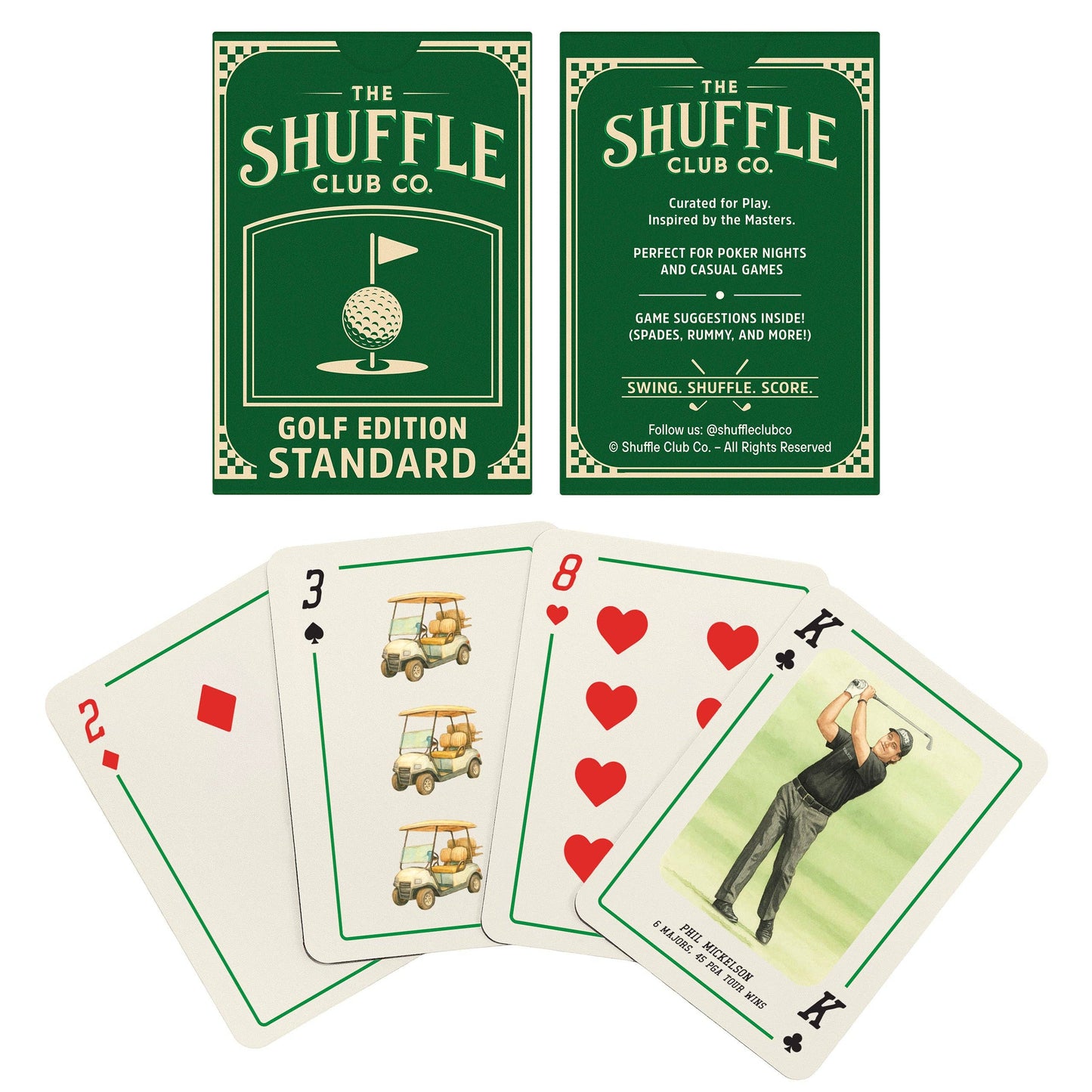 Shuffle Club Co - Golf Edition Playing Cards