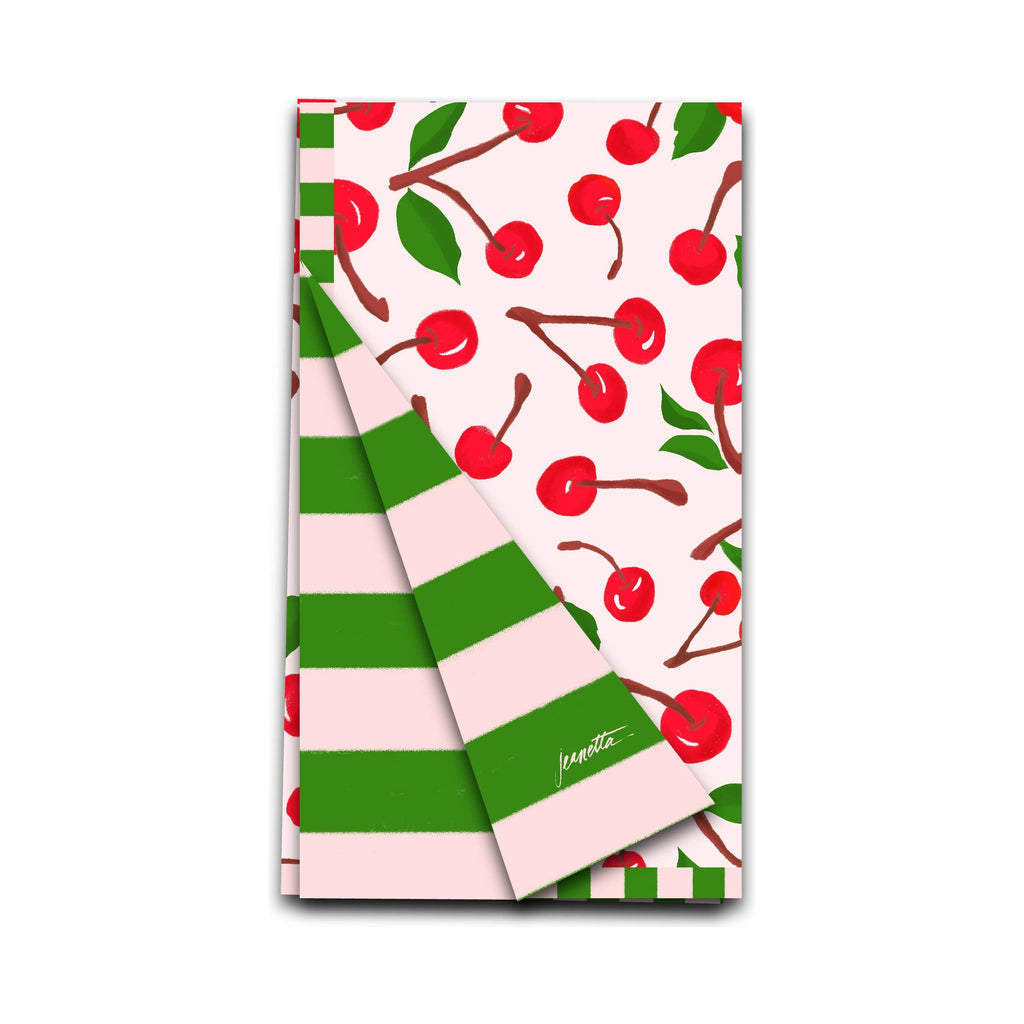 Double Sided Mon Cheri Tea Towel