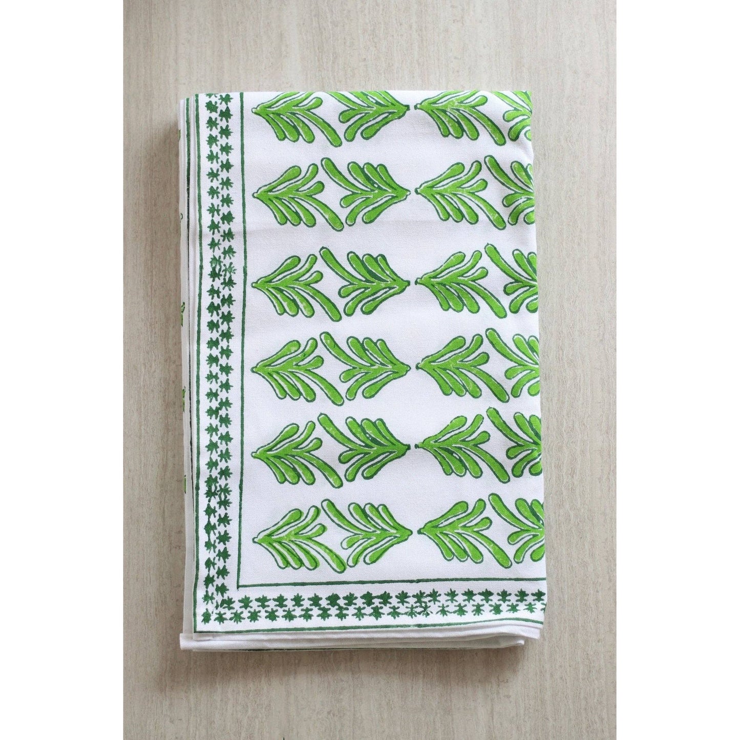 Mended - Table Throw - Palmetto, Evergreen & Vine