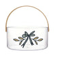 Santa Barbara Design Studio by Creative Brands - Acrylic Bucket - Bow: Acrylic/PU Leather / 8.25" Dia x 4" H