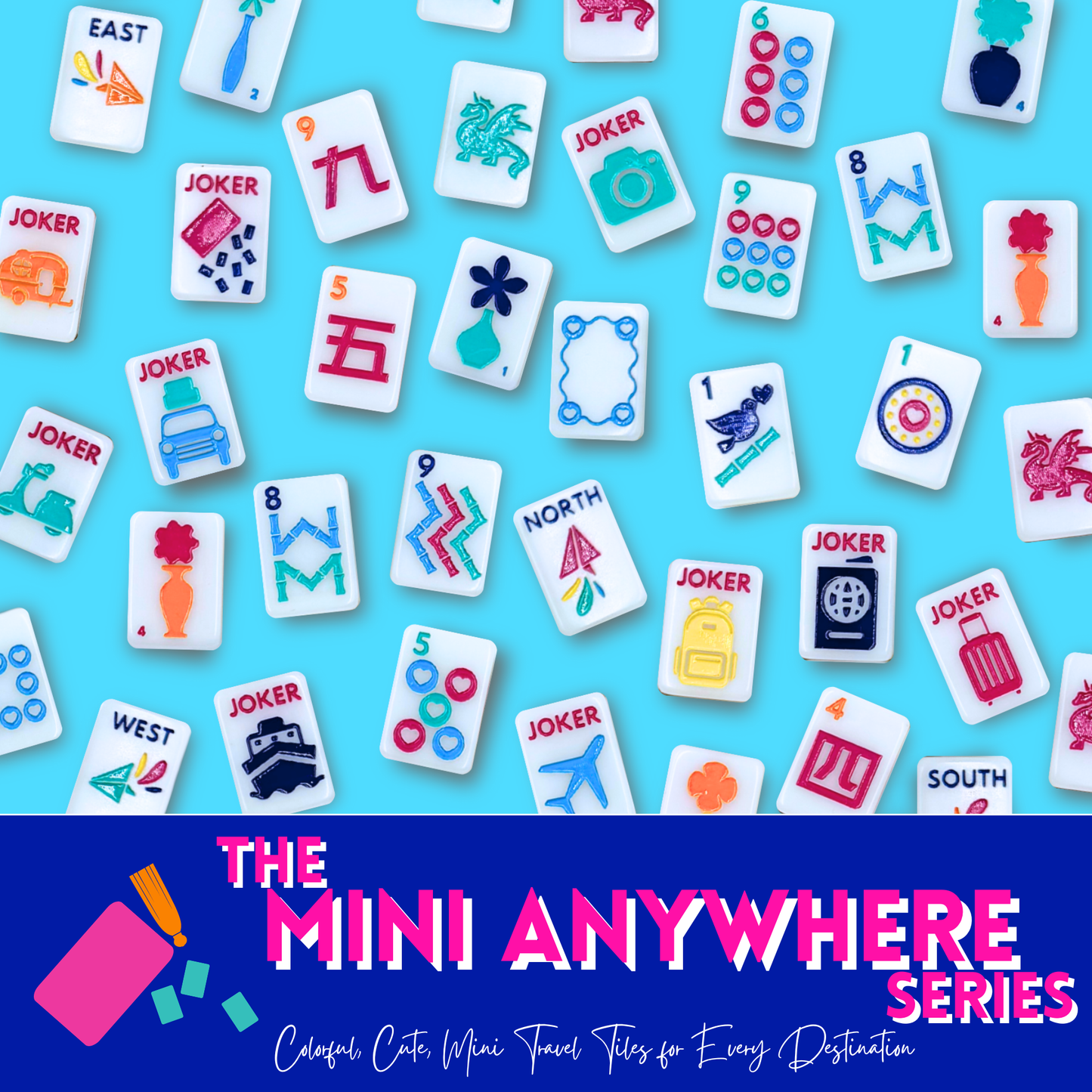 My Fair Mahjong - MINI ANYWHERE SERIES- Tiny Travel Mahjong Set