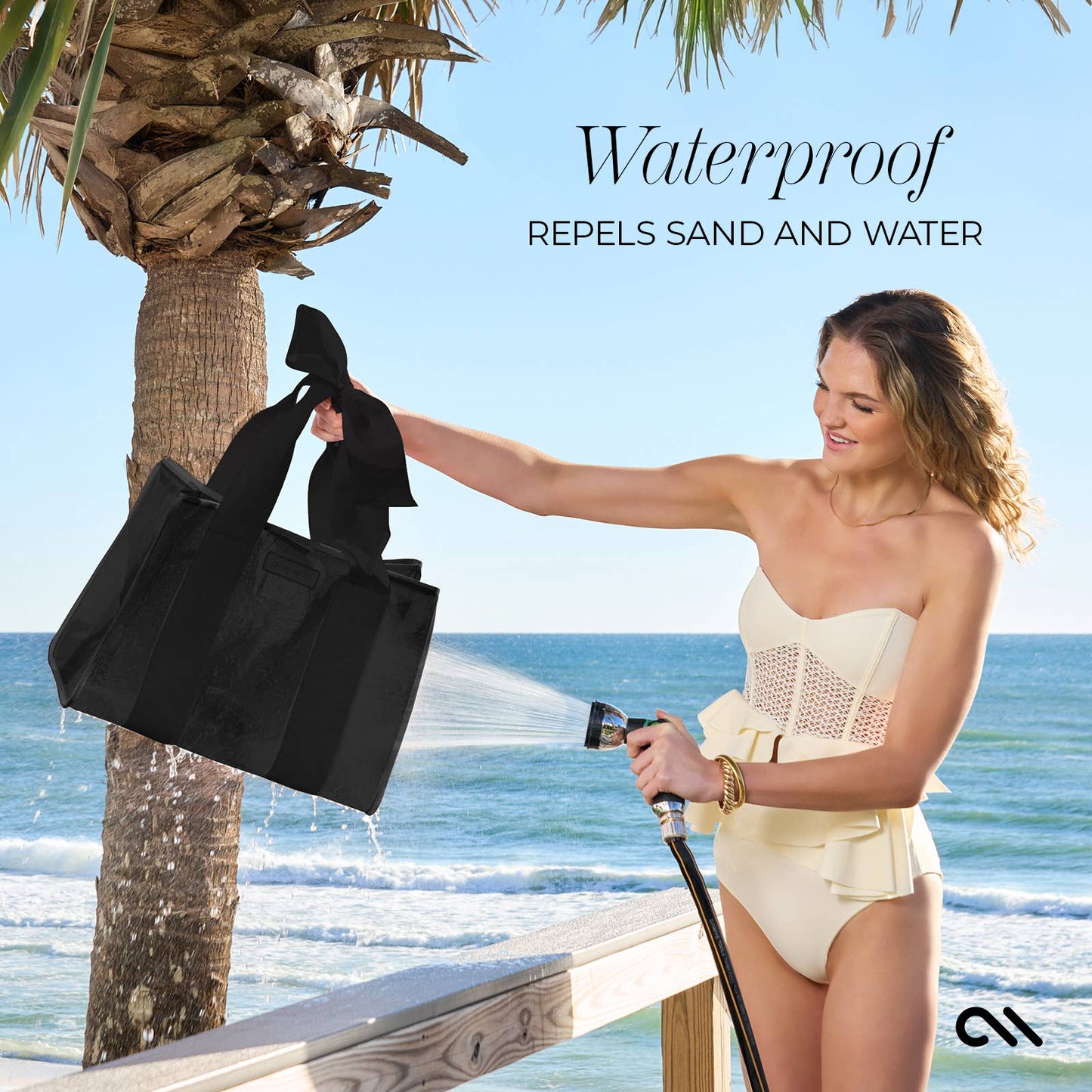 Case-Mate - Case-Mate Midnight Black Bow Jelly Tote Bag