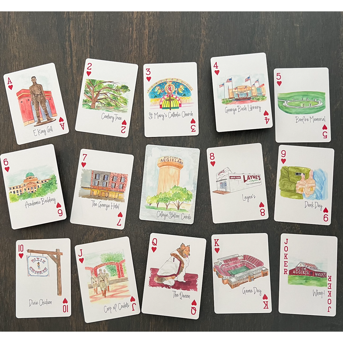 College Station Playing Cards