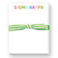 Donovan Designs - SORORITY GREEK RAINBOW MINI NOTEPAD: GAMMA PHI BETA