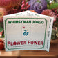Whimsy Mah Jongg - FLOWER POWER Themed Mahjong Play Card