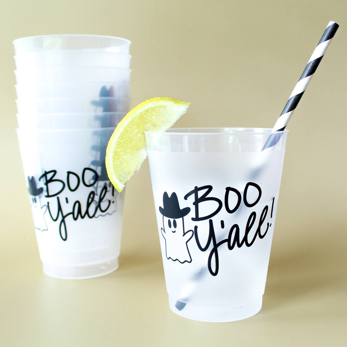 Boo, Y'all! | Frosted Acrylic Cups