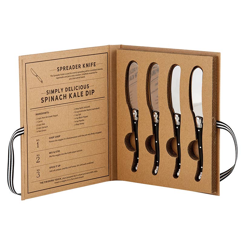 Santa Barbara Design Studio by Creative Brands Charcuterie Spreaders Book Box - Thumbnail 3