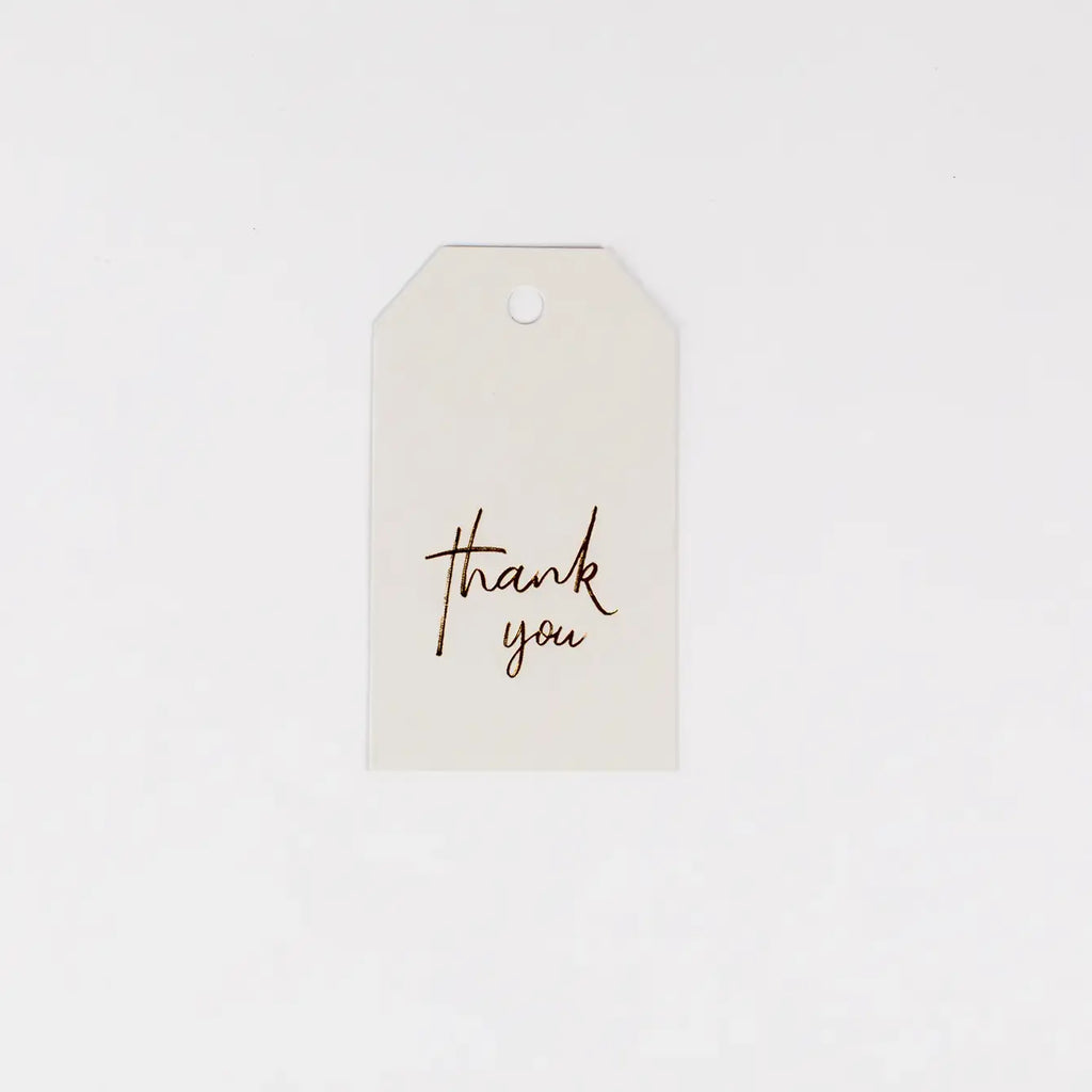 Thank You - Gift Tag (Gray): Gray Tag