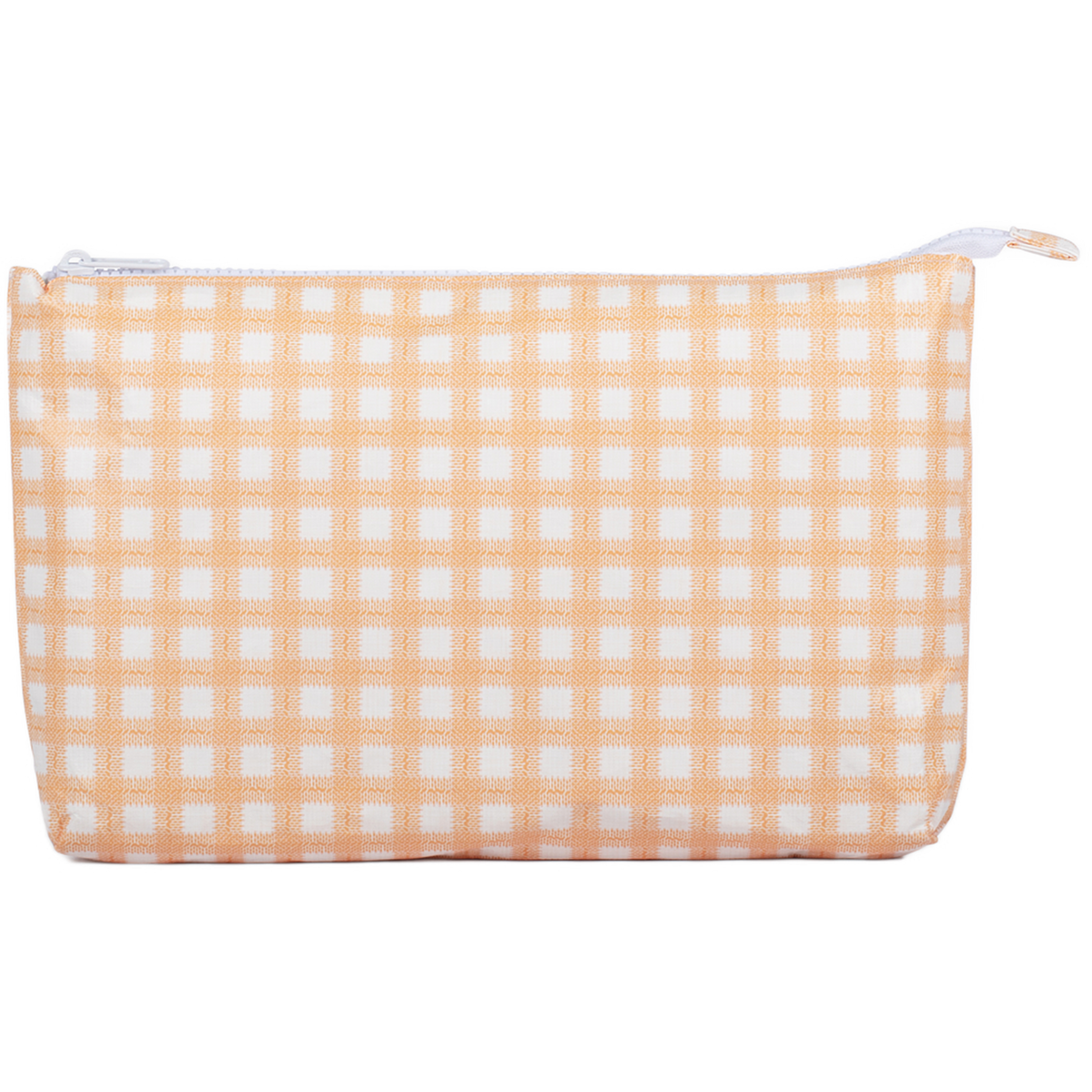 Medium Tyvek® Zipper Pouch | Red Gingham